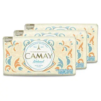 Camay Natural Soap set of 3 125 g*3